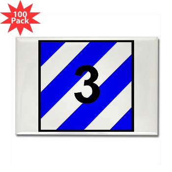 3ID3BCTS - M01 - 01 - DUI - 3rd BCT - Sledgehammer Rectangle Magnet (100 pk) - Click Image to Close