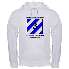 3ID3BCTS - A01 - 03 - DUI - 3rd BCT - Sledgehammer with Text Hooded Sweatshirt