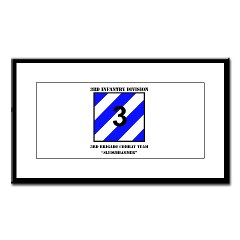 3ID3BCTS - M01 - 02 - DUI - 3rd BCT - Sledgehammer with Text Small Framed Print