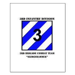 3ID3BCTS - M01 - 02 - DUI - 3rd BCT - Sledgehammer with Text Small Poster