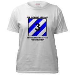 3ID3BCTS - A01 - 04 - DUI - 3rd BCT - Sledgehammer with Text Women's T-Shirt