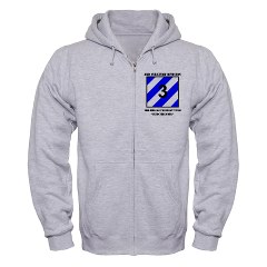 3ID3BCTS - A01 - 03 - DUI - 3rd BCT - Sledgehammer with Text Zip Hoodie - Click Image to Close