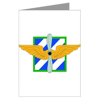 3IDCABF - M01 - 02 - DUI - Combat Aviation Brigade "Falcon" Greeting Cards (Pk of 10)