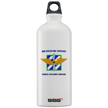 3IDCABF - M01 - 03 - DUI - Combat Aviation Brigade "Falcon" with Text Sigg Water Bottle 1.0L