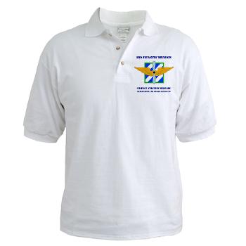 3IDCAFHHC - A01 - 04 - Headquarter and Headquarters Coy with Text Golf Shirt