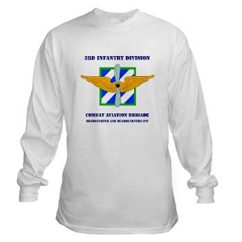 3IDCAFHHC - A01 - 03 - Headquarter and Headquarters Coy with Text Long Sleeve T-Shirt