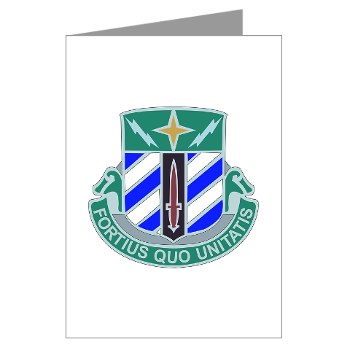 3DSTB - M01 - 02 - 3rd Division - Special Troops Bn Greeting Cards (Pk of 10)