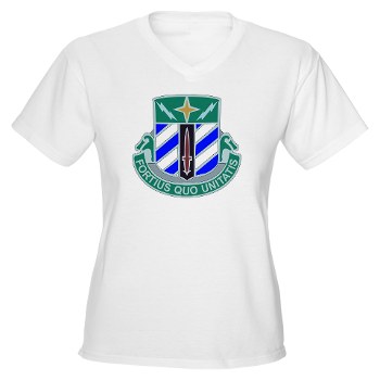 3DSTB - A01 - 04 - 3rd Division - Special Troops Bn Women's V-Neck T-Shirt