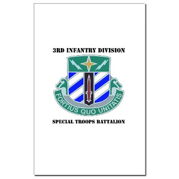 3DSTB - M01 - 02 - 3rd Division - Special Troops Bn with Text Mini Poster Print