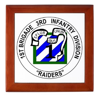 3IDIBCTR - M01 - 03 - 1st Brigade Combat Team - Raider Keepsake Box