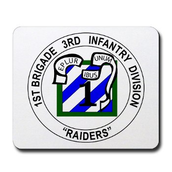 3IDIBCTR - M01 - 03 - 1st Brigade Combat Team - Raider Mousepad - Click Image to Close