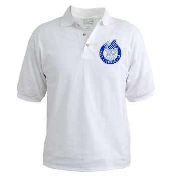 3ID - A01 - 04 - DUI - 3rd Infantry Division Golf Shirt - Click Image to Close
