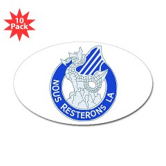 3ID - M01 - 01 - DUI - 3rd Infantry Division Sticker (Oval 10 pk)