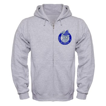 3ID - A01 - 03 - DUI - 3rd Infantry Division Zip Hoodie - Click Image to Close