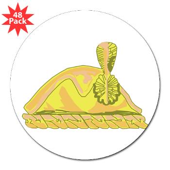 3Infantry - M01 - 01 - 3rd Infantry (The Old Guard) - 3"Lapel Sticker (48 pk) - Click Image to Close