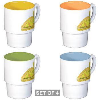 3Infantry - M01 - 03 - 3rd Infantry (The Old Guard) - Stackable Mug Set (4 mugs) - Click Image to Close