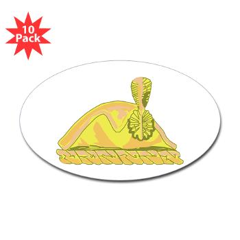 3Infantry - M01 - 01 - 3rd Infantry (The Old Guard) - Sticker (Oval 10 pk)