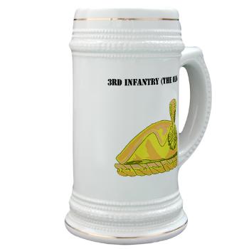 3Infantry - M01 - 03 - 3rd Infantry (The Old Guard) with Text - Stein