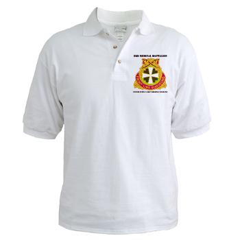 3MC - A01 - 04 - SSI - 3rd Medical Command with Text - Golf Shirt - Click Image to Close