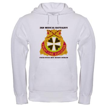 3MC - A01 - 03 - SSI - 3rd Medical Command with Text - Hooded Sweatshirt