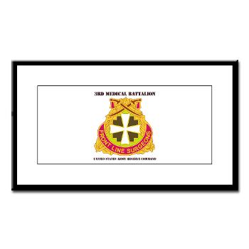 3MC - M01 - 02 - SSI - 3rd Medical Command with Text - Small Framed Print - Click Image to Close