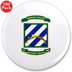 3MPBP - M01 - 01 - 3rd Military Police Bn(Provial) - 3.5" Button (100 pack)