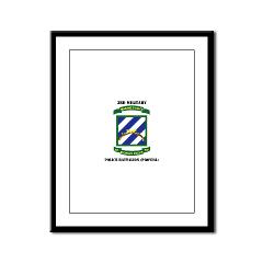 3MPBP - M01 - 02 - 3rd Military Police Bn(Provial) with Text - Framed Panel Print - Click Image to Close