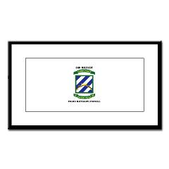 3MPBP - M01 - 02 - 3rd Military Police Bn(Provial) with Text - Small Framed Print