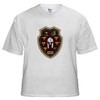 3MRB - A01 - 04 - DUI - 3rd Medical Recruiting Bn White T-Shirt - Click Image to Close