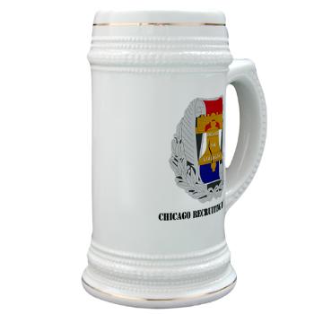 3RBCRB - M01 - 03 - SSI - Chicago Recruiting Battalion with Text - Stein