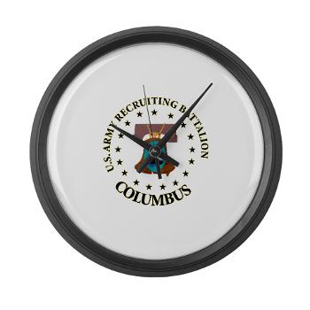 3RBCRBN - M01 - 03 - DUI - Columbus Recruiting Battalion - Large Wall Clock - Click Image to Close
