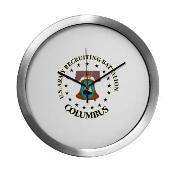 3RBCRBN - M01 - 03 - DUI - Columbus Recruiting Battalion - Modern Wall Clock - Click Image to Close