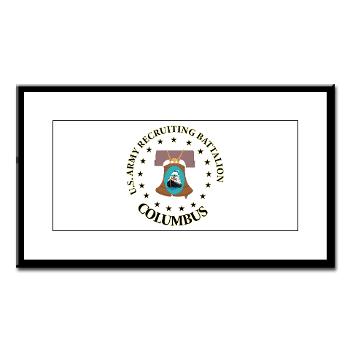 3RBCRBN - M01 - 02 - DUI - Columbus Recruiting Battalion - Small Framed Print