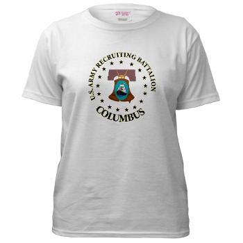 3RBCRBN - A01 - 04 - DUI - Columbus Recruiting Battalion - Women's T-Shirt - Click Image to Close
