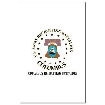 3RBCRBN - M01 - 02 - DUI - Columbus Recruiting Battalion with Text - Mini Poster Print