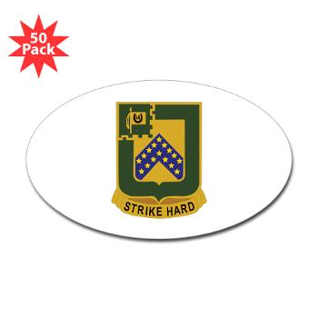 3S16CR - M01 - 01 - DUI - 3rd Squadron - 16th Cavalry Regiment - Sticker (Oval 50 pk)