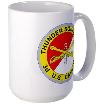 3S3ACR - M01 - 03 - DUI - 3rd Sqdrn - 3rd ACR Large Mug - Click Image to Close