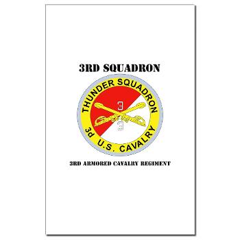3S3ACR - M01 - 02 - DUI - 3rd Sqdrn - 3rd ACR with Text Mini Poster Print - Click Image to Close