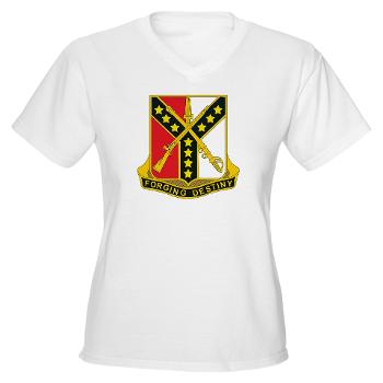3S61CR - A01 - 04 - DUI - 3rd Sqdrn - 61st Cavalry Regt - Women's V-Neck T-Shirt