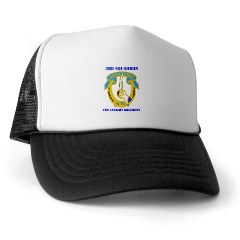 3S7CR - A01 - 02 - DUI - 3rd Squadron - 7th Cavalry Regiment with Text - Trucker Hat
