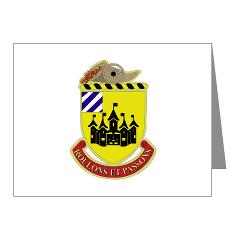 3SB - M01 - 02 - DUI - 3rd Support Battalion - Note Cards (Pk of 20) - Click Image to Close