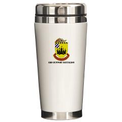 3SB - M01 - 03 - DUI - 3rd Support Battalion with Text - Ceramic Travel Mug