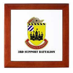 3SB - M01 - 03 - DUI - 3rd Support Battalion with Text - Keepsake Box - Click Image to Close