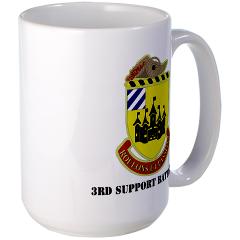 3SB - M01 - 03 - DUI - 3rd Support Battalion with Text - Large Mug