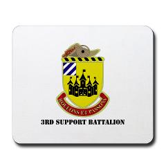 3SB - M01 - 03 - DUI - 3rd Support Battalion with Text - Mousepad