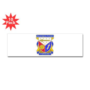 402BSB - M01 - 01 - DUI - 402nd Brigade - Support Battalion - Sticker (Bumper 10 pk)