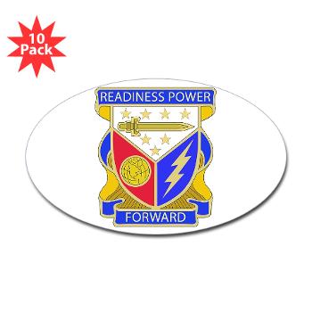 402BSB - M01 - 01 - DUI - 402nd Brigade - Support Battalion - Sticker (Oval 10 pk) - Click Image to Close
