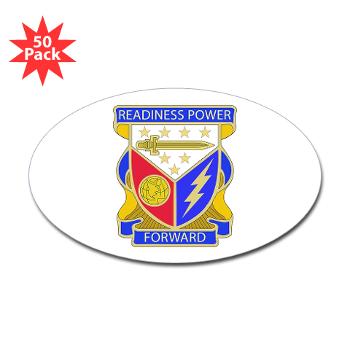 402BSB - M01 - 01 - DUI - 402nd Brigade - Support Battalion - Sticker (Oval 50 pk) - Click Image to Close