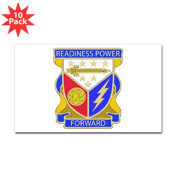 402BSB - M01 - 01 - DUI - 402nd Brigade - Support Battalion - Sticker (Rectangle 10 pk) - Click Image to Close
