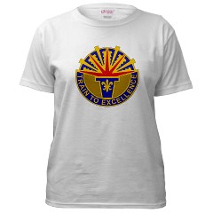 402FAB - A01 - 04 - DUI - 402nd Field Artillery Brigade - Women's T-Shirt